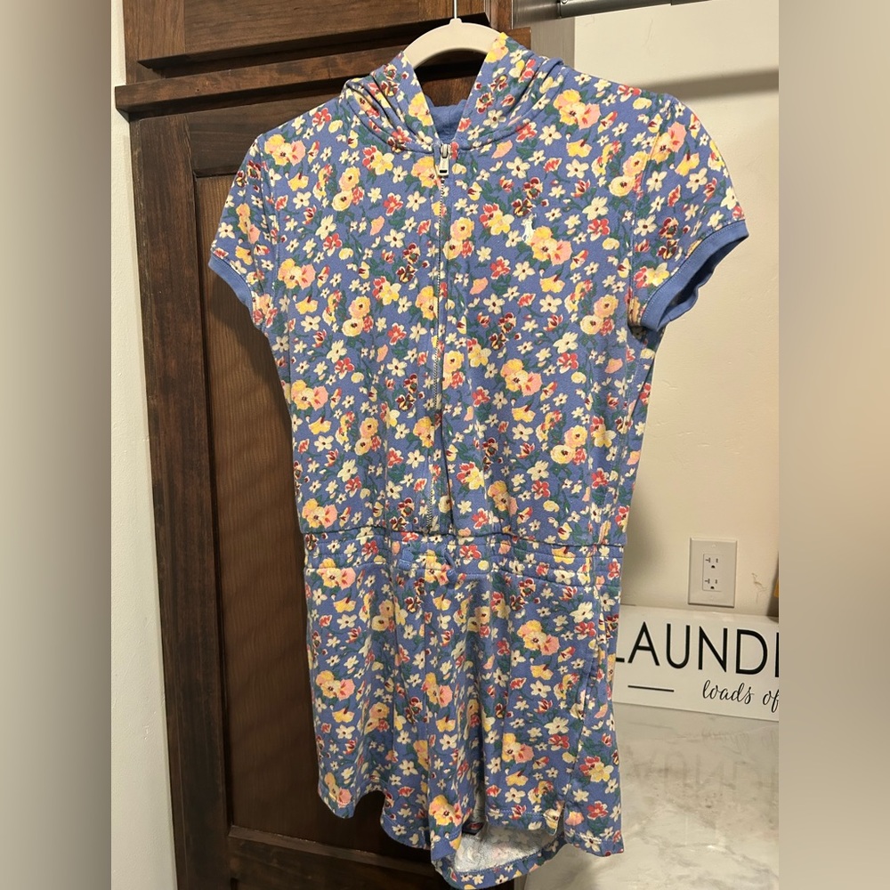 Juniors Ralph Lauren Floral Jumpsuit Size 16 XL